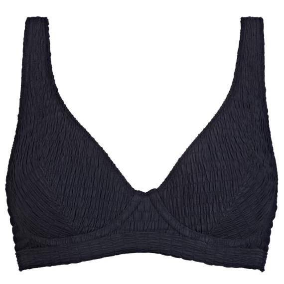 Smocky Plunge Bikini Oberteil