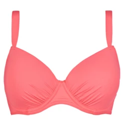 Solid Vorgeformtes Balconette Bikini Oberteil