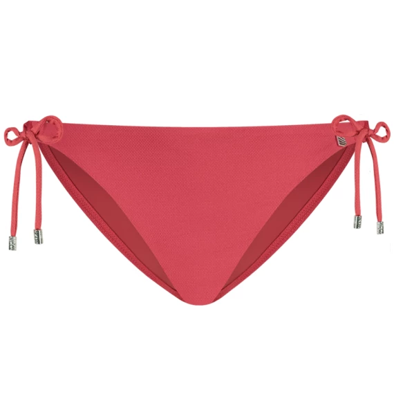 Cardinal Red Bikini Hose Mit Seitlichen Bändern