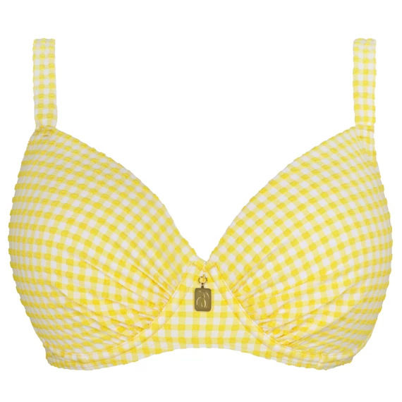 Checky Vorgeformtes Balconette Bikini Oberteil