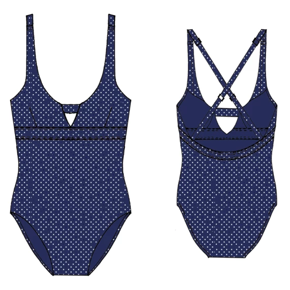 Midnight Sparkle Badeanzug – Bild 2